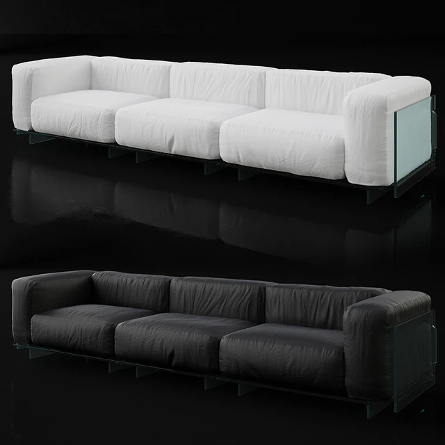 Glas Italia Crystal Lounge sofa — Descargar