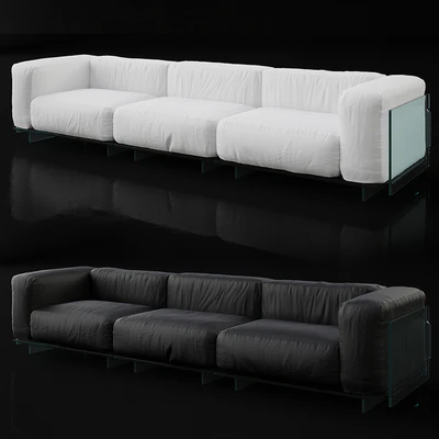 Glas Italia Crystal Lounge sofa — Ver 1