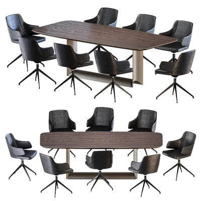Dragon Wood Table Wendy Chair by Cattelan Italia — Ver 1
