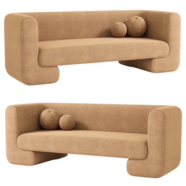 Moma Fabric Sofa — Скачать