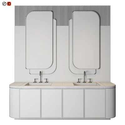 Luxury Marble Wood Bathroom — Ver 2