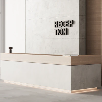 253 office furniture 12 reception desk 07 — Вид 6