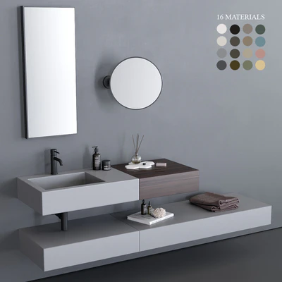 Ceramica Cielo Modulo Washbasin — Ver 1