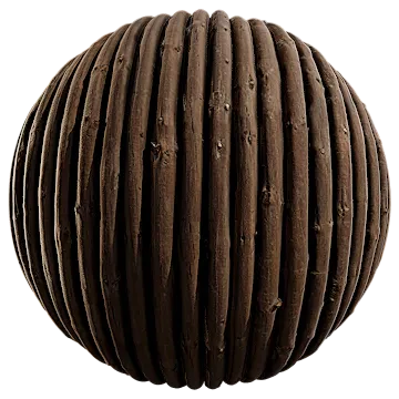 wooden log wall 004 — Descargar