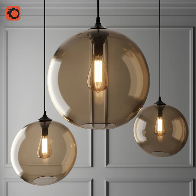 Suspended Lamp Jeremy Solitaire — Descargar