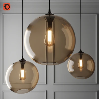 Suspended Lamp Jeremy Solitaire — Ver 1