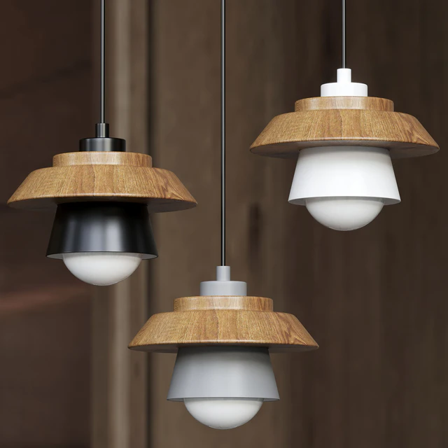 NORDIC WOOD HANGING PENDANT CEILING LIGHT — Скачать