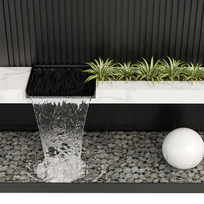 Modernist wall fountain 02 — Вид 3