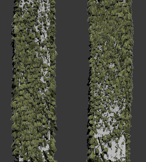 Leaves for square columns. 4 models — Descargar