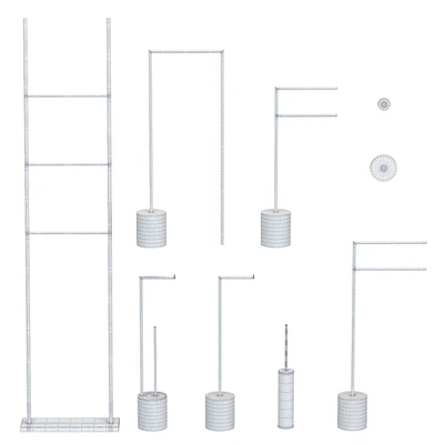 Stand set with bathroom accessories BERTOCCI Carrarino — Вид 3