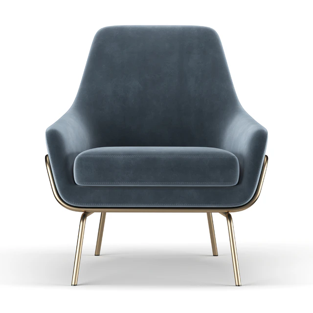 Coco Velvet Lounge Chair — Descargar