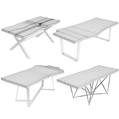 Slab Tables Set — Вид 5