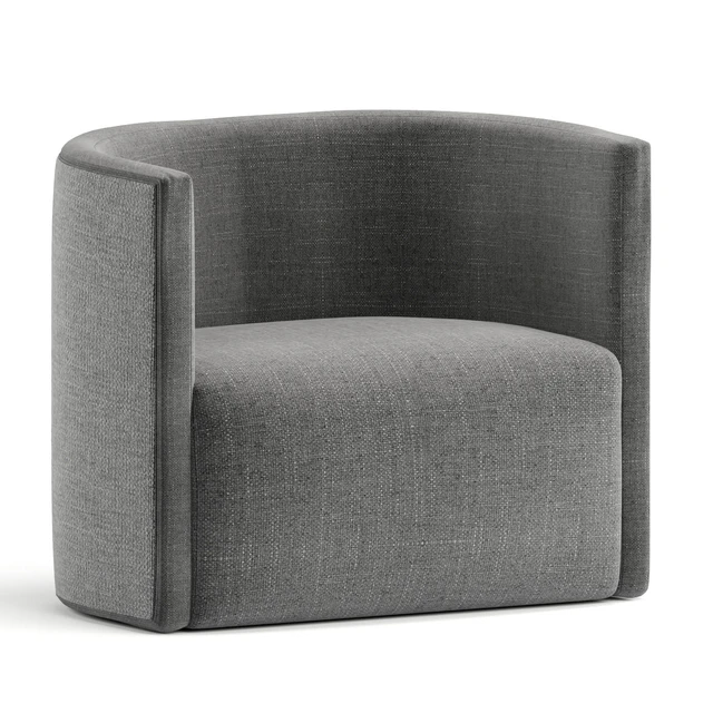 CONFIDENT RATTAN By Living Divani Fabric armchair with armrests — Скачать