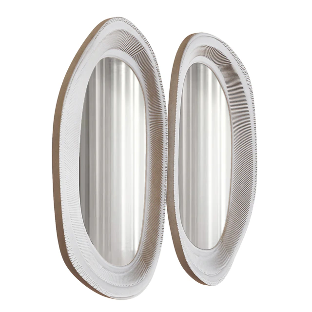 White Papier Mashe Mirror — Скачать