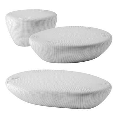 Stony Coffee tables by Minotti — Ver 2