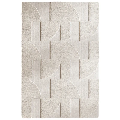 Pure Wool Rug Logan Beige — View 4