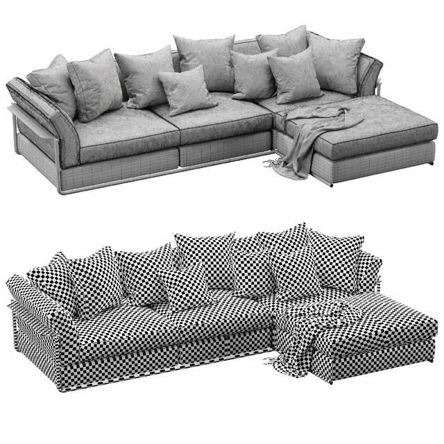 Flexform Zeno Chaise Lounge — Descargar