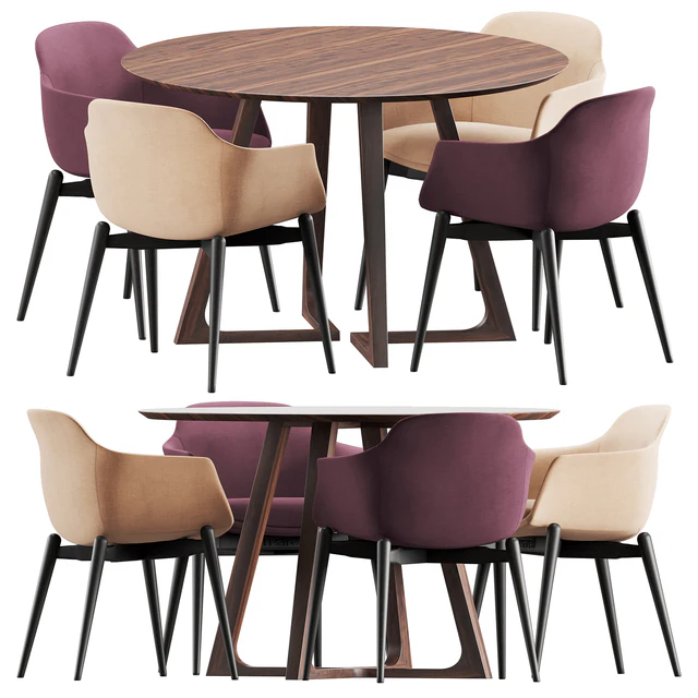 Marelli & West elm Dean dining set — Descargar