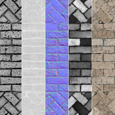 5 stone paving texture — Вид 5