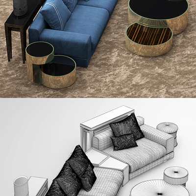 Sofa Fendi Casa Madison — Ver 3
