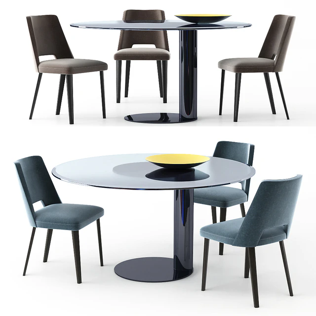 Gallotti&Radice table and chair Oto Thea — Descargar