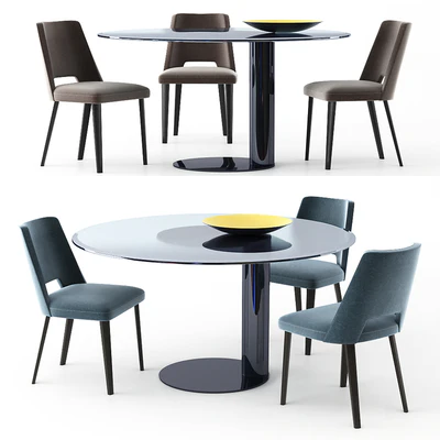 Gallotti&Radice table and chair Oto Thea — Ver 1