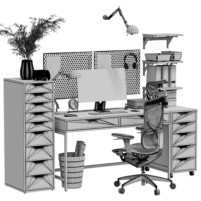 Ikea Alex Alex - Office Workplace 1 — Ver 7