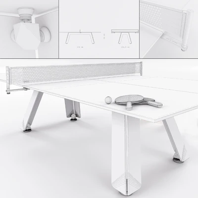 Impatia Lungolinea Ping Pong Table — Ver 3