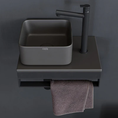 Ceramica Cielo Shui Comfort art. Milaq Square Washbasin — Ver 3