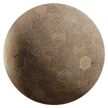 gravel hexagon tiles 002 — Download