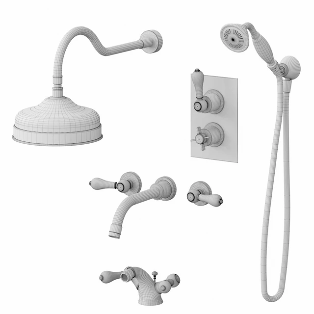 A set of mixers for bathroom and shower Bruma — Descargar