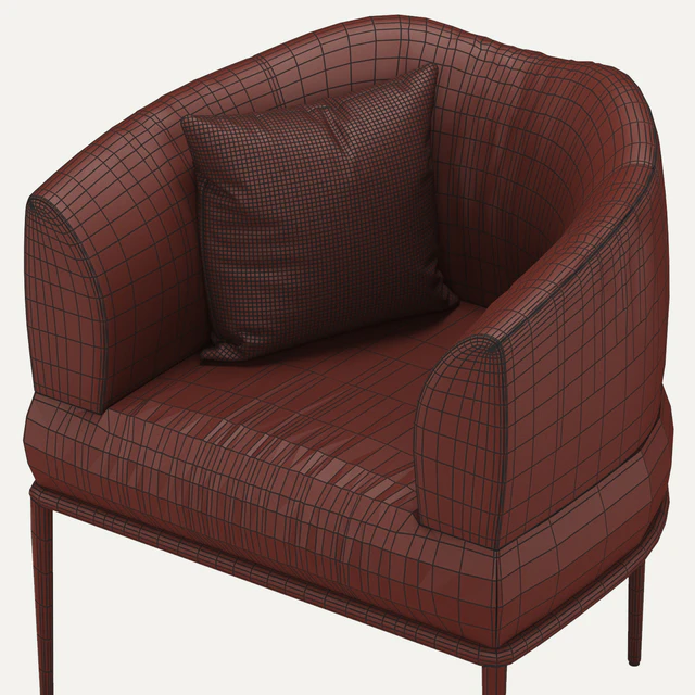 Rubelli Clinton Chair — Скачать
