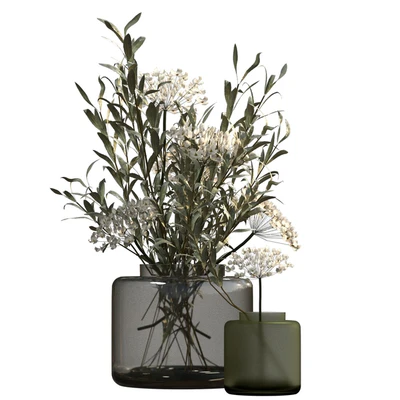 Bouquets in vases Ikea Konstfull — Ver 3