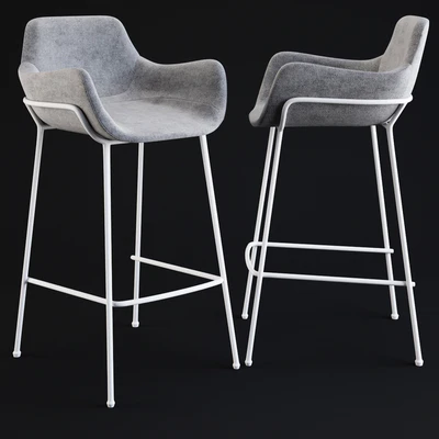 Coco Upholstered Bar Stool — Ver 1