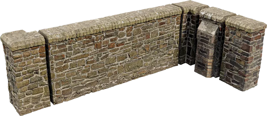 modular stone wall 001 — Descargar