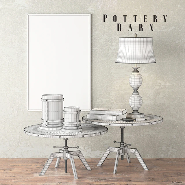 Pottery Barn Blaine Banching Coffee Table — Скачать
