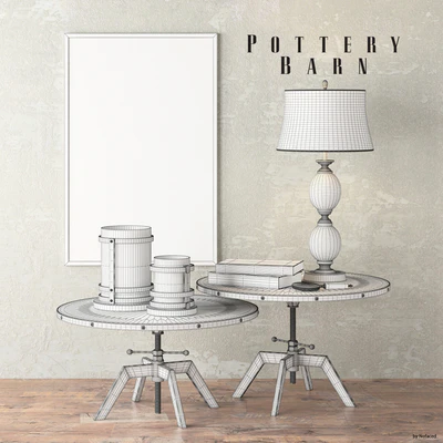 Pottery Barn Blaine Banching Coffee Table — Вид 2