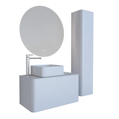 Furniture for a bathroom of STWORKI Nottville 80 white — Descargar