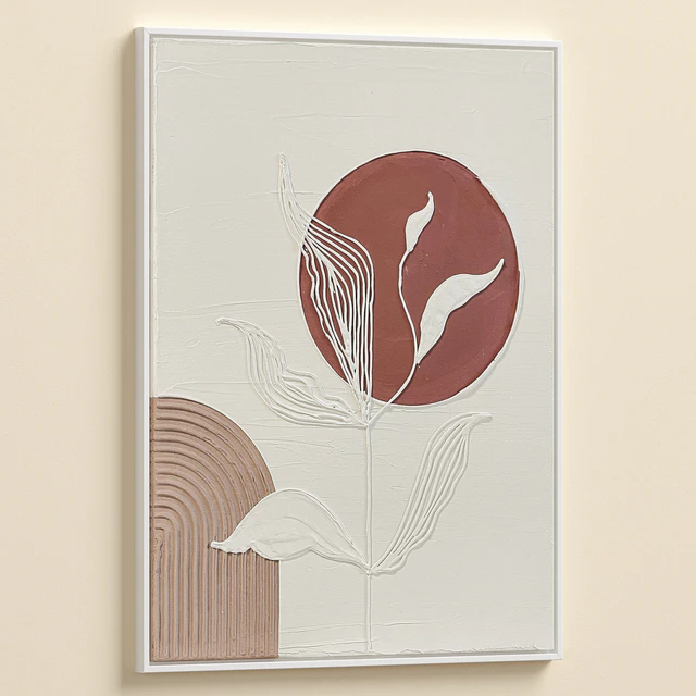 Wabi-Sabi Relief Plaster Wall Art C-916 — Скачать