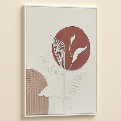 Wabi-Sabi Relief Plaster Wall Art C-916 — Вид 5