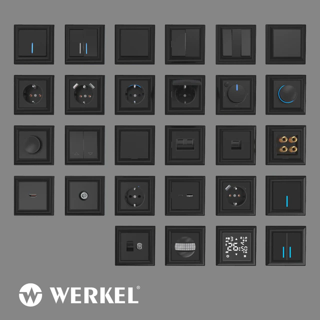 OM Sockets and switches Werkel (black) — Descargar