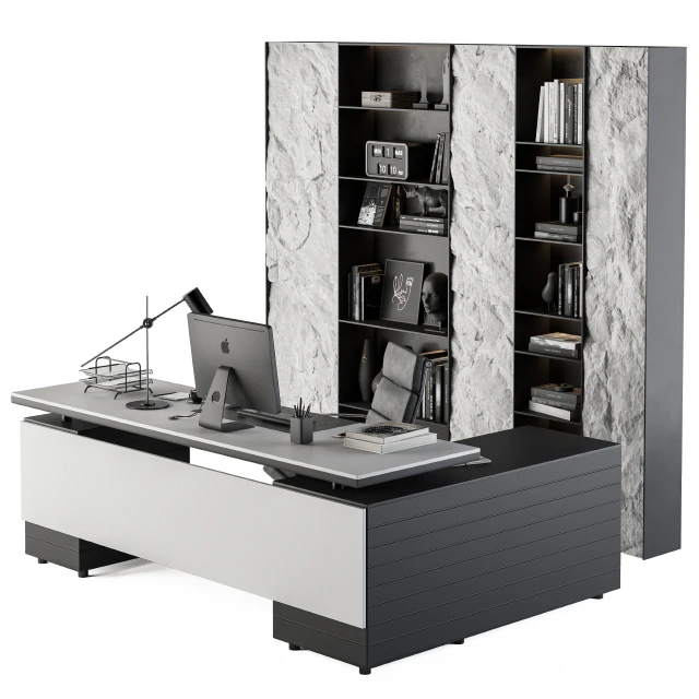 Office Furniture - Manager Set 36 — Descargar