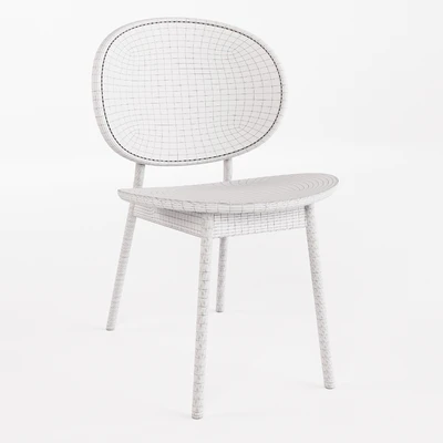 Cane Collection Rattan Chair 04 — Ver 3