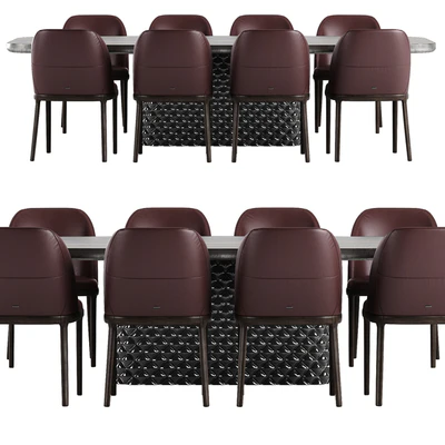 Cattelan Italia Atrium Keramik Premium table Mariel chair set — Ver 4
