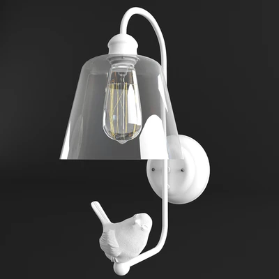 Sconce Arte Lamp Passero A4289AP-1WH — Ver 1