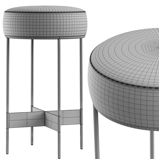 Meyer Dark Pewter Metal Counter Stool — Descargar