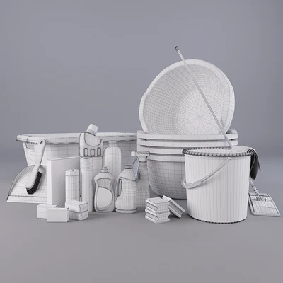 A set of household chemicals and household equipment — Ver 2