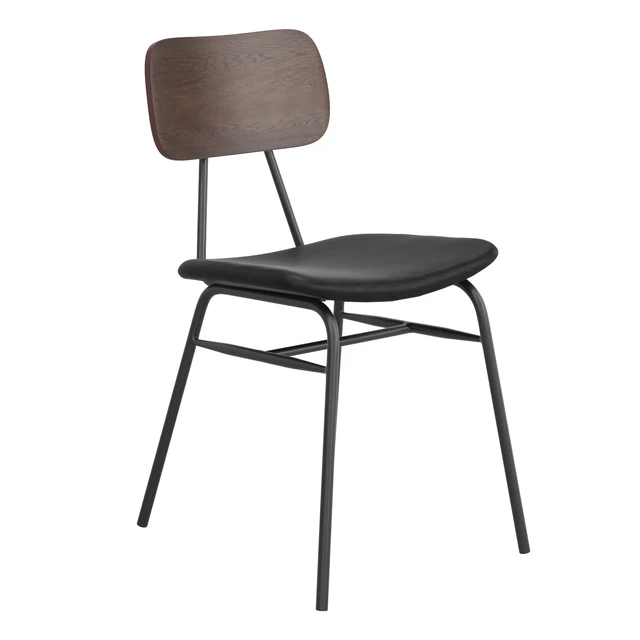 Aeon Black Faux Leather Dining Chair — Descargar