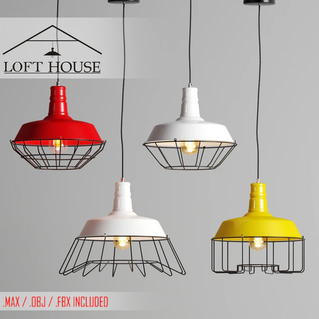 Luminaire suspension LOFT HOUSEP-63/1, P-63/2, P-63/3, P-63/4 — Descargar