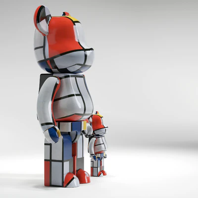 Bearbrick / Piet Mondrian — Ver 5